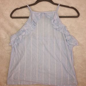 American Eagle Striped Halter Top